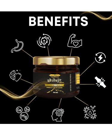 Organic Herbs Pure Natural Himalayan Shilajit Resin for Men & Women for Energy Boost & Immune Support (30Gm/1.0 Ounce) - Buy Online on GoSupps.com