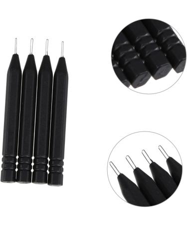 FOYTOKI 4pcs Hearing Aid Cleaner Steel Needle Rod Earwax Removal Tool Earmold Cleaning Rod - Buy Online on GoSupps.com