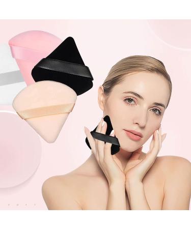 15 Pcs Triangle Cotton Powder Puffs for Face Makeup - Soft Velour for Loose Mineral Body Foundation - Wet & Dry Beauty Tools - Buy Online on GoSupps.com