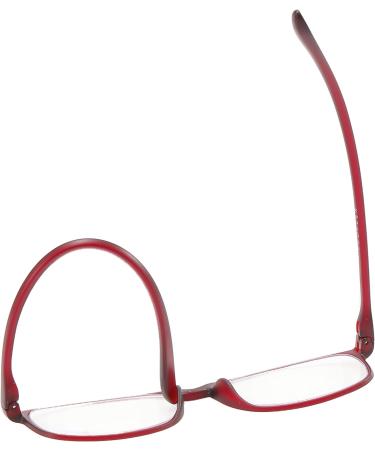 PROFLEX BluOptix Blue Light Blocking Computer Reading Glasses Red 3.0 Dioptres - Lightweight, Flexible, Scratch-Resistant Unisex Design (+0.0 to +4.0 Dioptre Options) - Buy Online on GoSupps.com