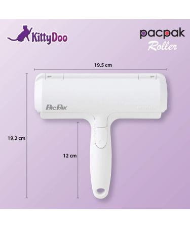 Kittydoo Pac Pak Animal Hair Remover | Reusable Lint Roller for Dog & Cat Hair - Perfect for Sofa Carpet & Bed - Buy Online on GoSupps.com
