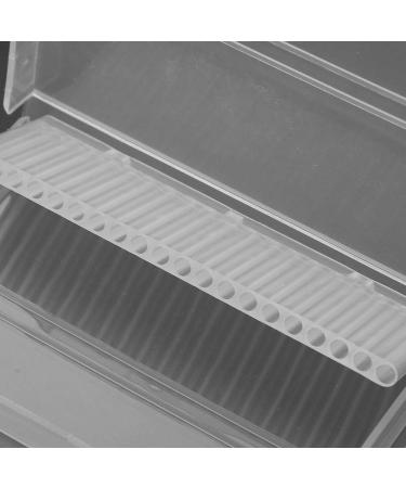 Nail Bit Case Organizer - 20-Speed Nail Drill Holder & Dust-Tight Tool Container for Home & Studio Use - Buy Online on GoSupps.com