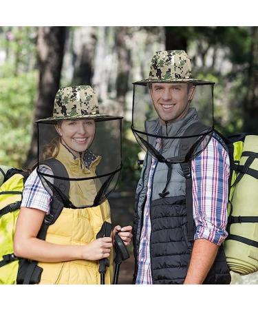 Songyea Mosquito Net Hat - Beekeeper Sun Protection with Removable Mosquito Net | Fast-Dry Wide Brim Gray Hat for Camping Hiking Fishing - Buy Online on GoSupps.com