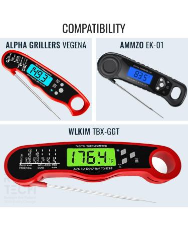 Rome Tech CR2032 Battery Replacement for Alpha Grillers AMMZO AWLKIM - Compatible Thermometer Power for Cooking Grill & BBQ - Buy Online on GoSupps.com