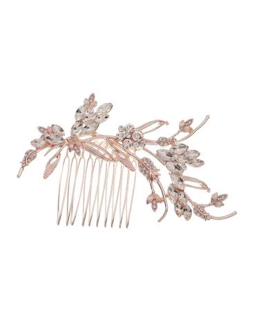 MAGICLULU Bridal Comb Wedding Hair Comb Bridal Rhinestone Hair Comb Crystal Hair Comb Bride Hair Comb Wedding Hair Accessory Bridal Hair Comb Bridesmaid Hair Comb