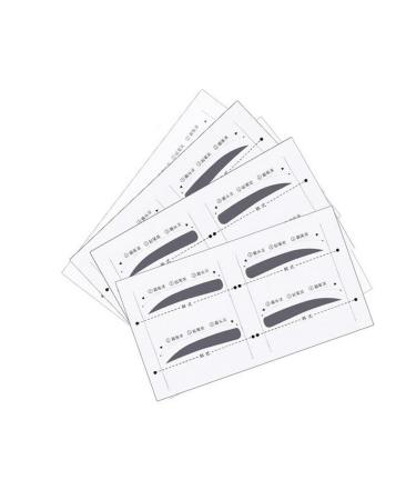 32 Pairs Eyebrow Shaping Stencils Kit | Thrush Card Makeup Tool for Women, Girls - 4 Styles | DIY Beauty Accessory - Buy Online on GoSupps.com