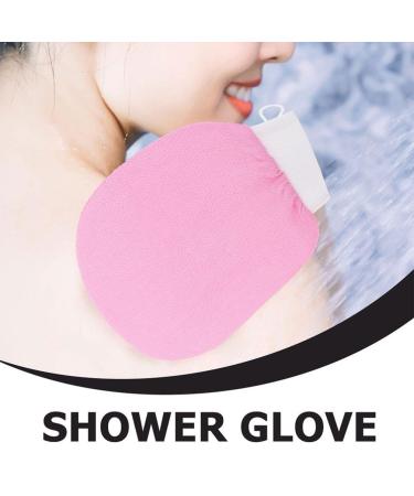 FRCOLOR Exfoliating Glove | Face & Body Exfoliator Mitt | Dead Skin Remover & Massage Scrubber | Pink | International Shipping - Buy Online on GoSupps.com