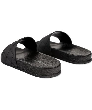L37 Handmade Women's Slippers | Black Beach & Bath Shoes | Indoor/Outdoor Slide Sandals (37 EU) - Shop Now! - Buy Online on GoSupps.com