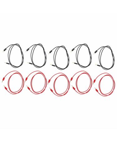 Banana Plug Test Line 2Mm for Test Cable Plating for PVC 10A Plated Outlet Plug 0.44Mm Trial Line Experiment Line Test Leads