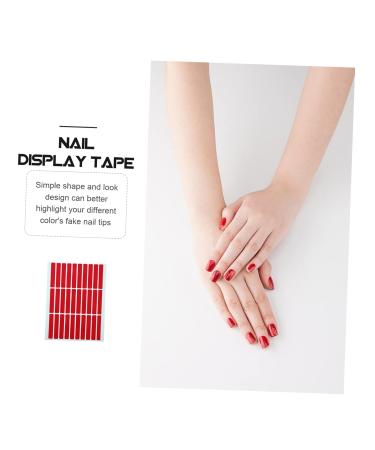 minkissy 5 Sets Display Board Tape Double Adhesive Manicure Tape Nail Pusher Removable Mounting Tape Nail Art Showing Tape Nail Display Stand Strip Adhesive Tape Crystal Accessories 5.9x1x0.2cm - Buy Online on GoSupps.com