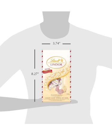 Lindt LINDOR Candy Cane White Chocolate Truffles 150-Gram Bag - Buy Online on GoSupps.com
