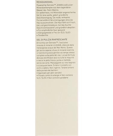 AHAVA Refreshing Cleansing Gel 3.4 Fl Oz - Gentle Face Wash for Refreshed Skin - Buy Online on GoSupps.com