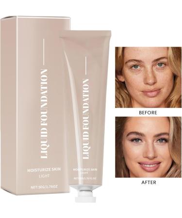 The teint hydratant Nourrissant Remplacement du maquillage Pour une peau clatante et belle Couleur claire Pour les peaux claires moyennes 50ml (1PCS) - Buy Online on GoSupps.com