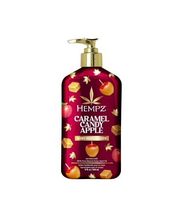 Hempz NEW Caramel Candy Apple Body Moisturizer Body Lotion Fall & Winter Skin Care for Men & Women Limited Edition 17 fl.oz.