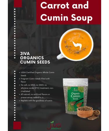 Jiva Organics Organic Cumin Seeds 7 oz | Premium Quality & Freshness - Buy Online on GoSupps.com