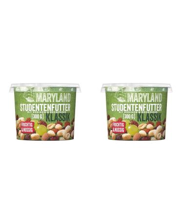 Maryland student feed classic 300g mug - raisins peanut kernels cashew kernels and almonds in nut fruit mixture of recoverable cups (1 x 300g) (pack with 2) 300 g (2 pack)