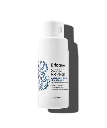 Briogeo Scalp Revival Charcoal + Biotin Dry Shampoo | Dry Shampoo to Absorb Oil | Non-Aerosol | Vegan, Phalate & Paraben-Free | 1.7 Ounce