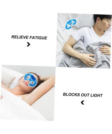 MAGICLULU Pvc Shading Beauty Puffy Eyes Maskes Cold Eye Gel Sleep Eye Reusable Eye Pads Sleep Ice Gel Eye Eye Protection 20x10.5x0.8cm Blue - Buy Online on GoSupps.com