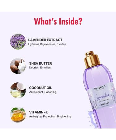 Lavender Bath & Shower Gel - Luxury Vegan Body Wash for Women & Men | 100ml - Skin Care Essentials - Buy Online on GoSupps.com