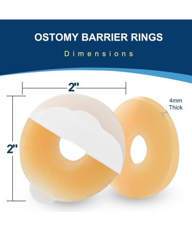 KONWEDA Ostomy Barrier Rings 2 (48mm) Outer Diameter - 4mm Thickness - Box of 10 - Buy Online on GoSupps.com