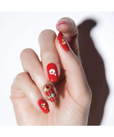 3 Boxes Nail Art Accessories Christmas Nail Decorations Creative Nail Decorations Nail Diamond Rhinestones for Nails Holiday Metal Nail Sticker Nail Gems and Charms Manicure Tools - Buy Online on GoSupps.com