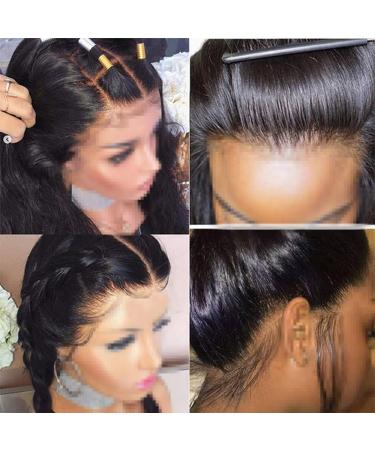 Tixiyu 22 Straight Human Hair Wigs Lace Front for Women | Heat Resistant Fiber - Shop Internationally - Buy Online on GoSupps.com