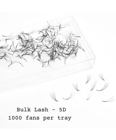 1000pcs 5D Volume Eyelash Extensions - Handmade Fans - C Curl - 0.7mm thick - 9mm & 12mm Lengths - Buy Online on GoSupps.com