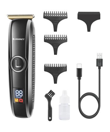 Cordless Hair Clippers for Men: Zero-Gap LED USB Rechargeable with 3 Combs - Perfect for Home & Barber Use
