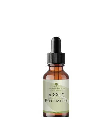 Apple Seed Oil - Pure All Natural Unrefined Cold Pressed 1 OZ - Perfect for Face Skin Nails Hair Body