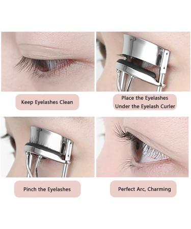 2 Pcs Eyelash Curlers with Comb Professional Lash Curlers Eyelash Curlers Eye Lashes Clips for Women and Girls Makeup Accessory(2 Color) - Buy Online on GoSupps.com