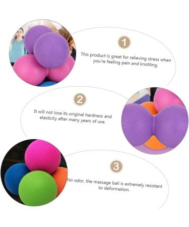 Premium Healeved 2st Yoga Ball Massage Balls - Back & Muscle Massager for Home | Lacrosse & Ice Hockey Foot Roller for Ultimate Relaxation - Buy Online on GoSupps.com