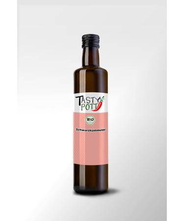 TASTY POTT Tasty Pott Organic Cold Pressed Black Cumin Oil I Cooking Oil I Skin Care I Food Supplement I Vegan Oil I Cumin Oil I Black Cumin I Essential Fatty Acids I Oil I In a Glass Bottle 250ml