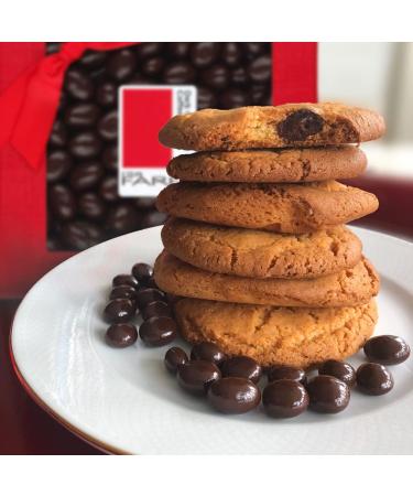 Rita Farhi Dark Chocolate Coated Coffee Beans in a Luxury Gift Box 200g - New Palm Oil Free Recipe Dark Chocolate Coffee Beans - Buy Online on GoSupps.com