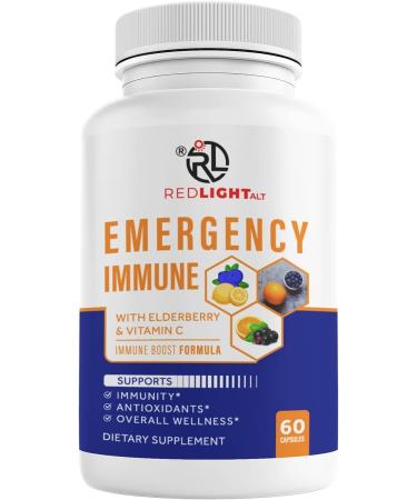 10-in-1 Immune Support Supplement with Vitamin C, E, B6, Zinc, Elderberry, Garlic, Echinacea & Turmeric - Immunity Defense Booster for Adults - 60 Veggie Capsules - Buy Online on GoSupps.com