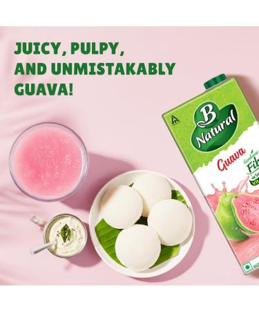 B Natural Jus de goyave - Bont des fibres - 1 litre - Buy Online on GoSupps.com