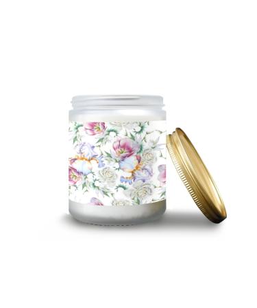 Lavender Candles for Home Scented Aromatherapy Jar Candles 7 oz Long Lasting Candles Scented Candles Gift Set for Women Perfect for Birthday Gifts Bright Flowers Rose Iris