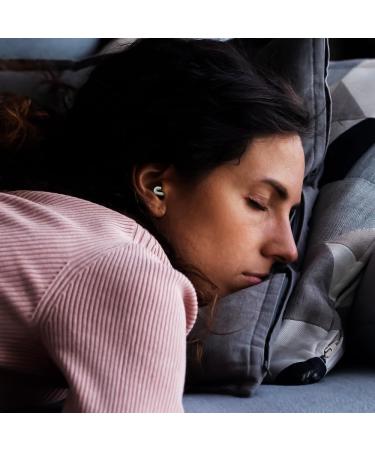 Focus Noise-Reducing Ear Plugs for Sleep | Reusable Soft Silicone for Snoring & Hearing Protection | 4 Sizes XS/S/M/L - Black - Pack of 1 - Buy Online on GoSupps.com