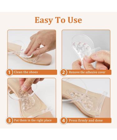 Arch Support Inserts - Gel Relief for Flat Feet & Plantar Fasciitis | 3 Pairs for Pain & Pressure Relief - Buy Online on GoSupps.com