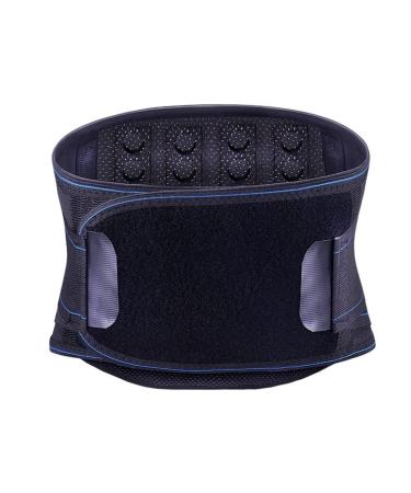 Tiiffy self -warming waist bandage belt magnetic back band Heated lordosis support for muscle injuries in the lower back hernied breathable for men and women (size: xxl)