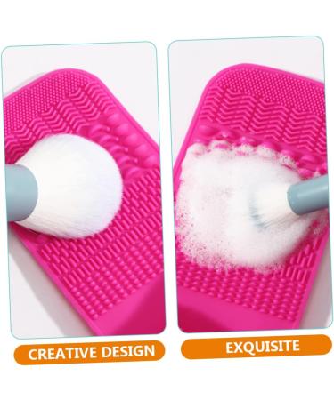 FAVOMOTO Makeup Brush Cleaning Makeup Washing pad Makeup mat Cleaner limpiador de brochas de maquillaje Makeup Cleaner Makeup Brush Holder Lipstick Stand Silica Gel Cosmetic - Buy Online on GoSupps.com