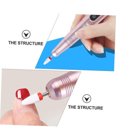 minkissy Nail Polisher Electric Nail File Electric Nail Drills Gel Nails Drill Professional Manicure Kit Nail Polish Drill Electric Nail Drill Pen Cat Nail File Tool Portable Aluminum Alloy - Buy Online on GoSupps.com
