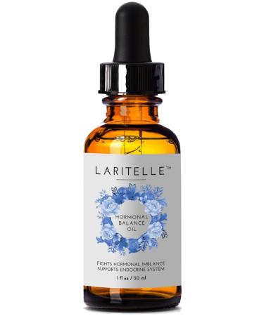 Laritelle Organic Hormonal Balance & Thyroid Support Treatment 1 oz | Fights Hormonal Imbalance Supports Endocrine System| Normalizes Hormonal Imbalances of The Thyroid | Rejuvenating Age Defying Hormonal Balance 2 Ct
