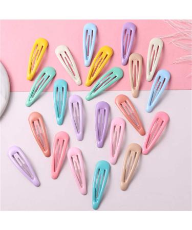 Snap Hair Clips - 30 Non-Slip Metal Hair Accessories for Women & Girls | Colorful BB Hair Pins for Kids - Buy Online on GoSupps.com
