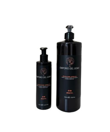 Emporio Del Uomo By T. 1967 Emporio Del Uomo Shaving Cream Moisturising & Nourishing Shaving Cream for Men | With Sweet Almond Oil & Menthol | For a Soft and Comfortable Shave | 250 ml / 1000 ml (1000 ml)
