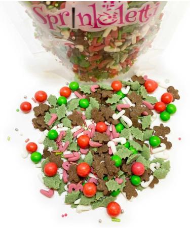 Sprinkletti - Christmas cake decorations 3 x 30g. A beautiful collection of Christmas sprinkle mixes perfect for decorating all your cakes & bakes. Ho Ho Ho! Jingle & Frosty Sprinkletti. - Buy Online on GoSupps.com