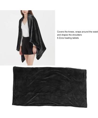 Super Soft Heated Blanket & Scarf 8 Zones Adjustable Temp Cold Resistant Flannel for Winter | Shop Now! - Buy Online on GoSupps.com