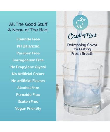 Dr Jen Prebiotic Mouth Rinse - Essential Oils, Dentist Created, Non-Toxic - Promote Healthy Gums (16 Fl Oz, Cool Mint) - Buy Online on GoSupps.com