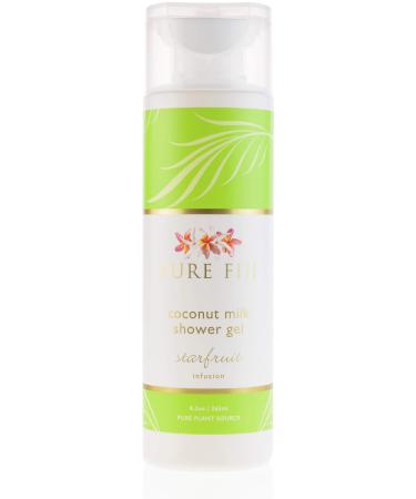 PURE FIJI Coconut Body Wash & Shower Gel - Body Wash For Women and Men Rich Natural Oils for Moisturizing Body& Hair Bath & Shower Gels for All Type Skin Starfruit 8.5 oz