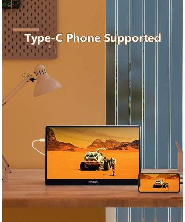 INNOCN Portable Monitor 15.6" OLED 1080P FHD USB C Laptop Monitor HDMI Computer Display HDR Gaming Monitor w/Detachable Stand & Speakers - 15A1F - Buy Online on GoSupps.com