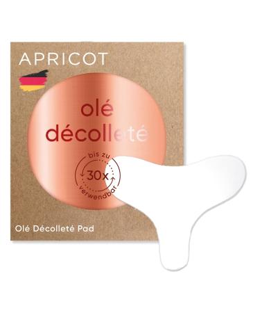 Apricot Beauty Dekoltee Pad Antifying I Silicone Pad For skin tightening at the cleavage I Anti Wrinkle Patch Dermatol.confirmed made in Germany (without hyaluronic acid 1 -pack) without hyaluronic acid 1 piece (1 -pack)